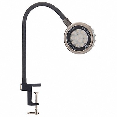 O.C. WHITE LEDCD1830120V Spot Light Gooseneck 18 W Black