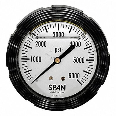 SPAN LFC2146000PSIGCERT Industrial Pressure Gauge