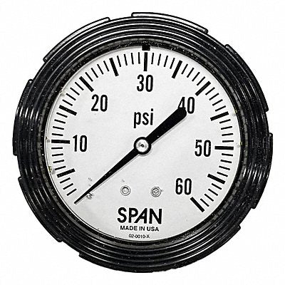 SPAN LFC21060PSIGCERT Industrial Pressure Gauge