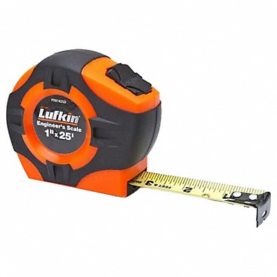 CRESCENT PHV1425DN Tape Measure Orange 25 ft L 1 W