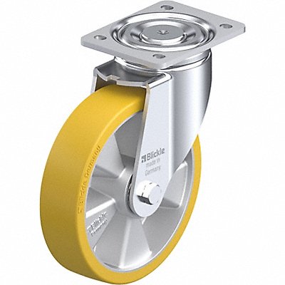 GRAINGER LHALTH200K Plate Caster Swivel Polyurethane 9 5/8 H