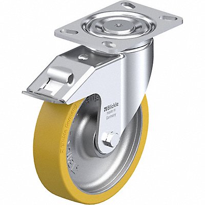 GRAINGER LHGTH200K16FI Plate Caster Swivel Polyurethane 9 5/8 H