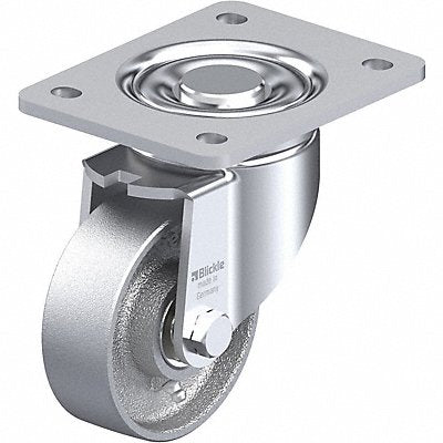 GRAINGER LHG100K3 Plate Caster Swivel 5 1/2 H