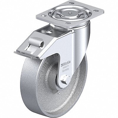GRAINGER LHG200KFI Plate Caster Swivel Metal 9 5/8 H