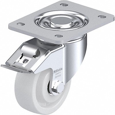 GRAINGER LHSPO100K3FI Plate Caster Swivel 5 1/2mm H