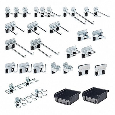 TRITON PRODUCTS LH3Kit Pegboard Hook Asmt Kit 2 1/2x15.25x10 1/2in