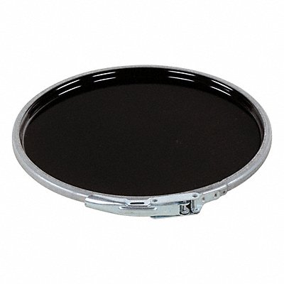 GRAINGER LIDSTLLL Steel Pail Lid Black Steel
