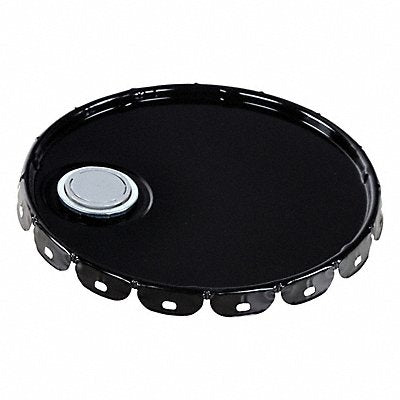 GRAINGER LIDSTLS Steel Pail Lid Black Steel