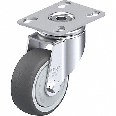 GRAINGER LKPAPATH80KF Plate Caster Swivel Polyurethane 4 3/8 H