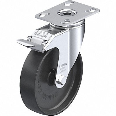 GRAINGER LKPAPOA125GFI Plate Caster Swivel 6 5/8 H