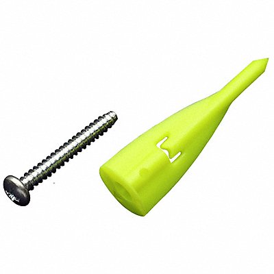 WALLCLAW PCKWC100YS Wall Anchor Plastic 2 in L PK100