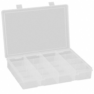 DURHAM MFG LP16CLEAR K4971 Compartment Box Pstv Snp Clr 2 5/16 in