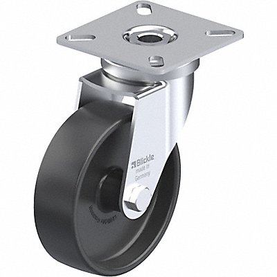 GRAINGER LPAPOA75G Plate Caster Swivel 3 15/16 H