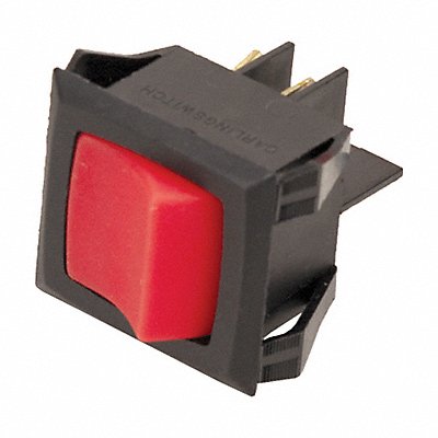 CARLING TECHNOLOGIES LRGSCK611RSBO125N LightedRockerSwtch NoLen Neon Red Off/On