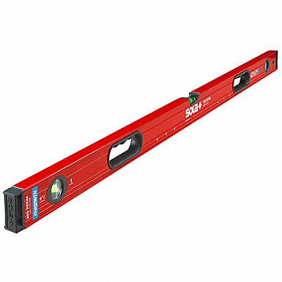 SOLA LSB48LM Box Beam Level Black/Red 48 in L