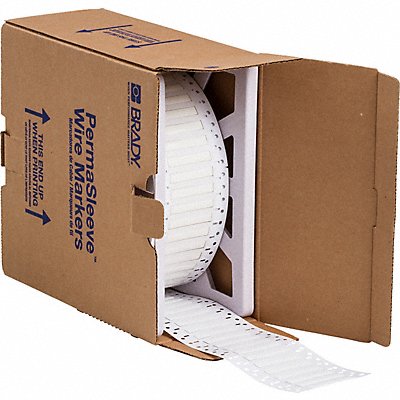 BRADY LSZH1872WTM Wire Marker Polyolefin White