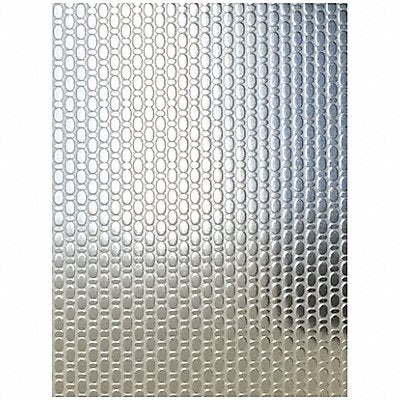 GRAINGER Linen304BA22Gx48x120 Silver Stainless Steel 48 in Overall W