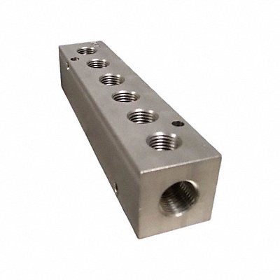 PNEUMADYNE INC M101256 Manifold SS Alum 6Outlets 4.75 L
