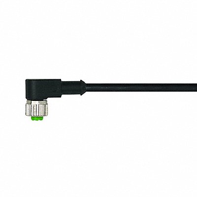 MURRELEKTRONIK 7000123216130300 Cordset Right Angle M12 Black 22 AWG 4A