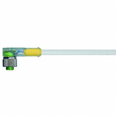 MURRELEKTRONIK 7000123812330100 Cordset Right Angle M12 Grey 22 AWG 4A