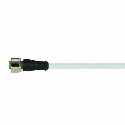 MURRELEKTRONIK 7000122212340500 Cordset Straight M12 Grey 22 AWG 4A