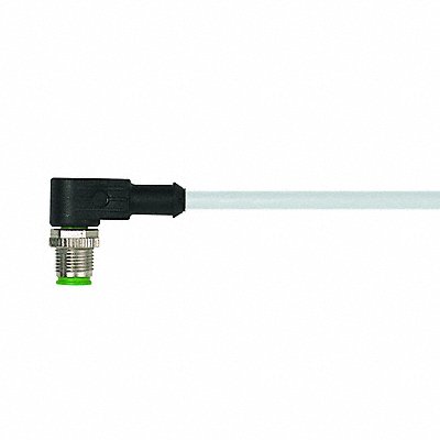 MURRELEKTRONIK 7000121212151000 Cordset Right Angle M12 Grey 22 AWG 4A