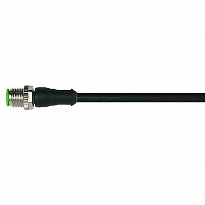 MURRELEKTRONIK 7000120216140300 Cordset Straight M12 Black 22 AWG 4A