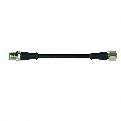 MURRELEKTRONIK 7000400216140100 Cordset Straight M12 Black 22 AWG 4A