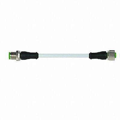 MURRELEKTRONIK 7000400212340300 Cordset Straight M12 Grey 22 AWG 4A