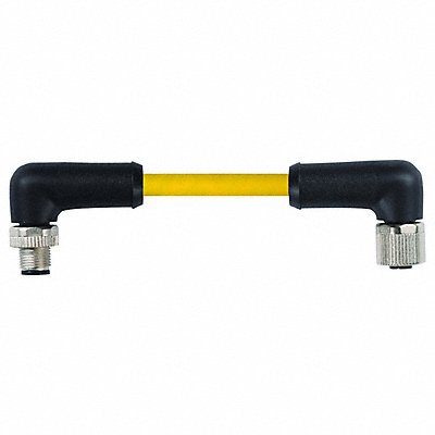 MURRELEKTRONIK 7700P4251U0D1000 Cordset Straight M12 Yellow 16 AWG 12 A
