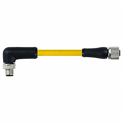 MURRELEKTRONIK 7700P4171U0C0500 Cordset Right Angle M12 16 AWG 12 A