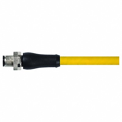 MURRELEKTRONIK 7700P4201U0P1000 Cordset Straight M12 Yellow 14AWG 12 A