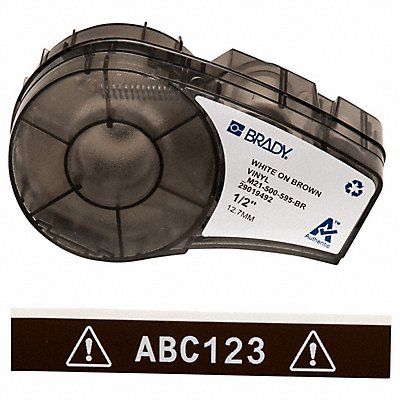 BRADY M21500595BR Label Tape Cartridge Permanent Printer