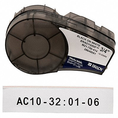 BRADY M21750414 Print-On Hook Material Label