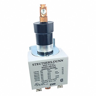 STRUTHERS-DUNN M35A48VDC Mercury Displacement Contactor 1NO 48VDC