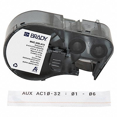BRADY M4C250414 Label and Ribbon Cartridge Polyester