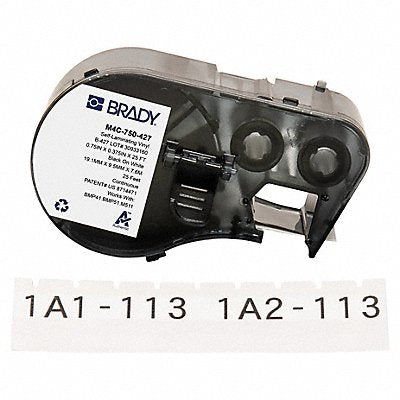 BRADY M4C750427 Precut Label Roll Cartridge Translucent