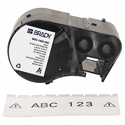 BRADY M5C1500499 Label and Ribbon Cartridge Nylon