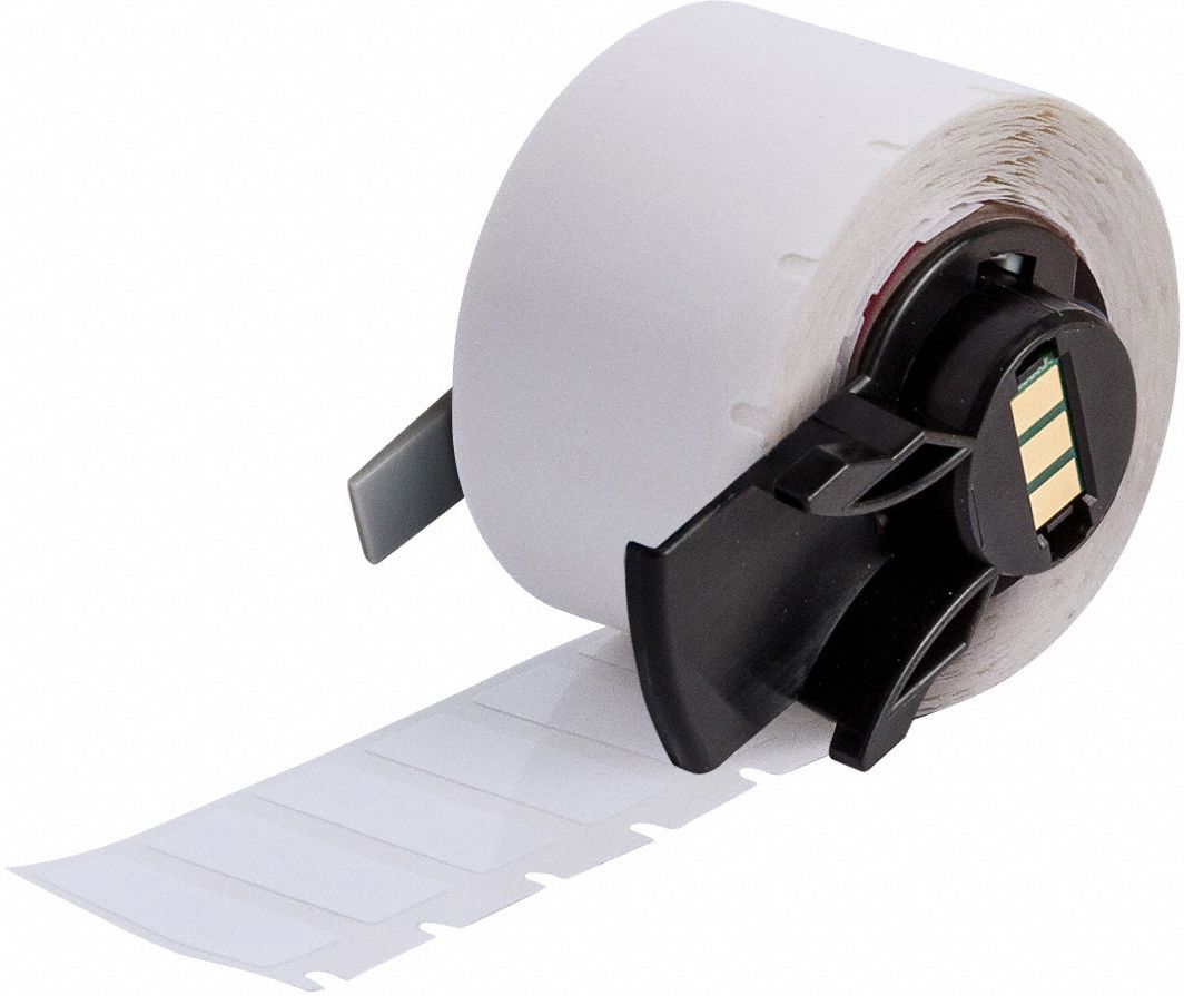 BRADY M6130499 Label Color White 3/8 W 3/8 H