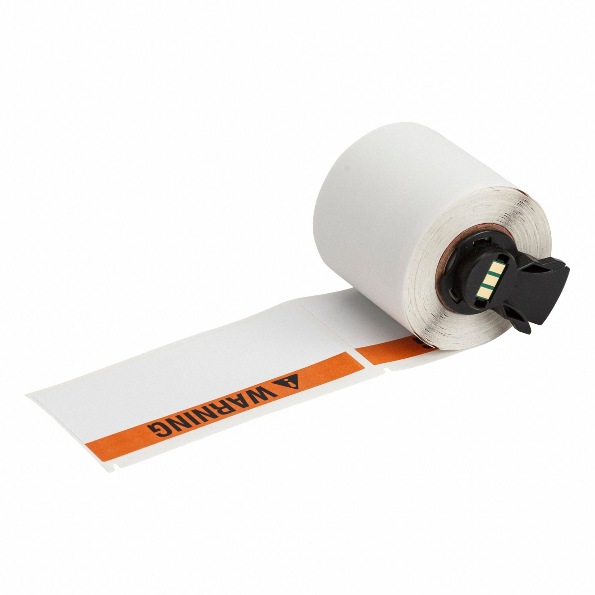 BRADY M638595WARNING Label Black/Orange 4 W 1 29/32 H