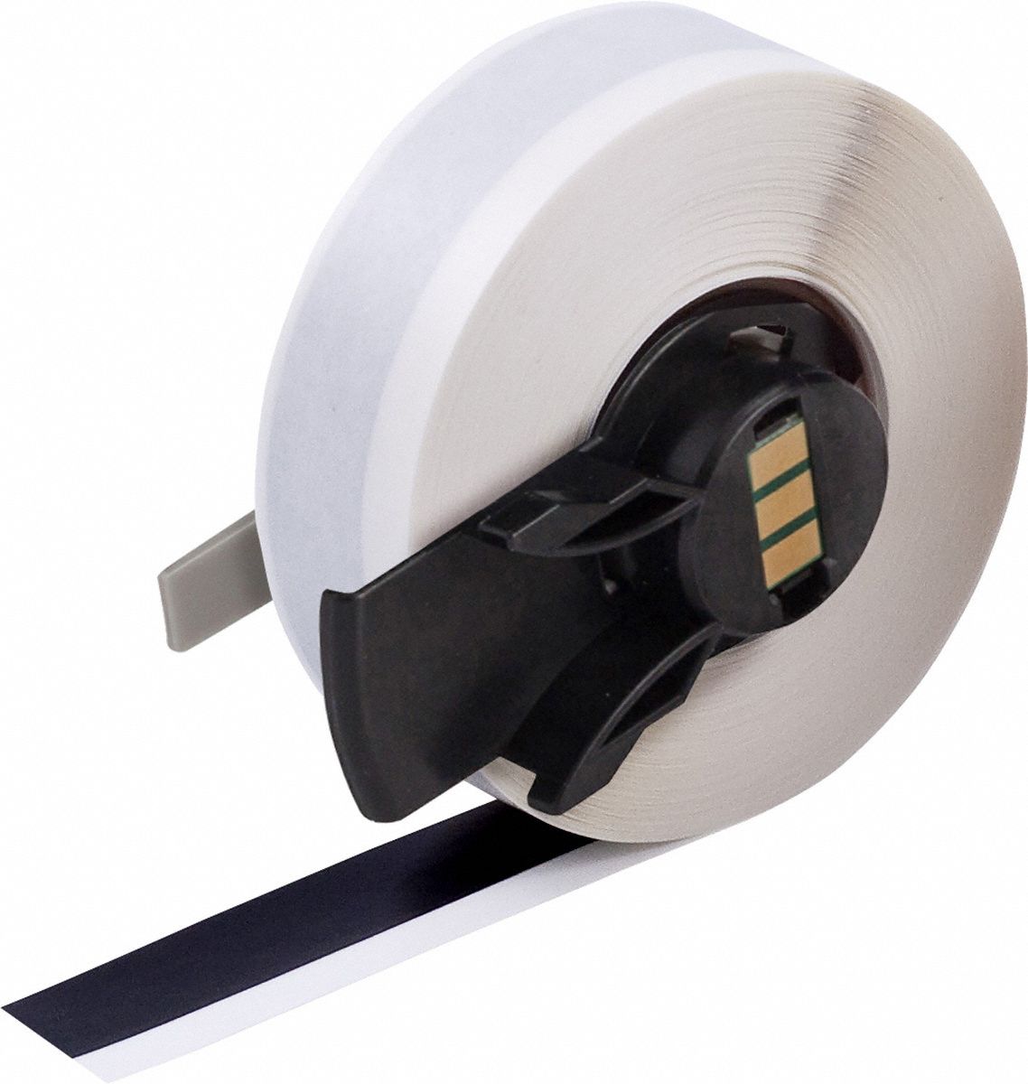 BRADY M6C500595BK Label Vinyl Color Black 1/2 W