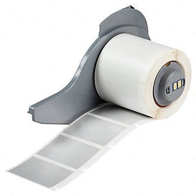 BRADY M731435 Label Color Silver 1 W 1 H