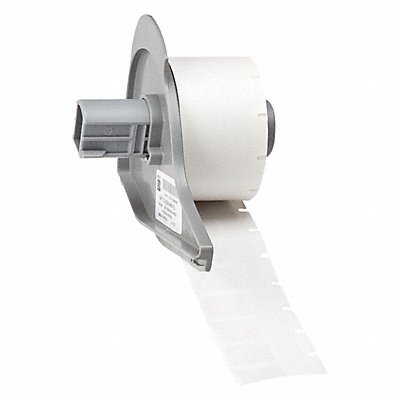 BRADY M717427 Label 1/2 in W Clear White