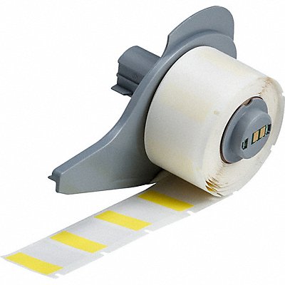 BRADY M719427YL Label 1 in W Clear Yellow