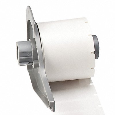 BRADY M729427 Label 1/2 in W Clear White