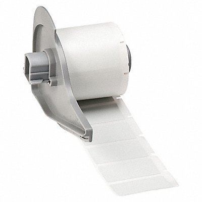BRADY M730486 Label 1 1/2 in W Light Grey