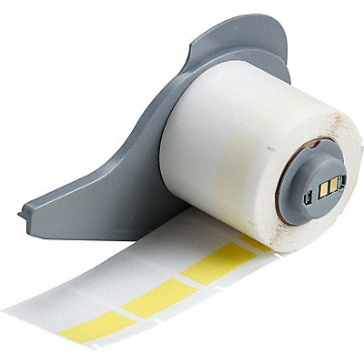 BRADY M731427YL Label 1 in W Clear Yellow