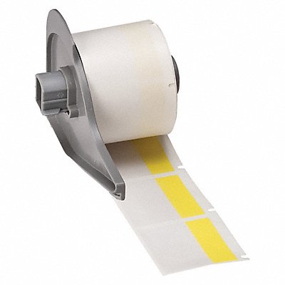BRADY M732427YL Label 1 1/2 in W Clear Yellow