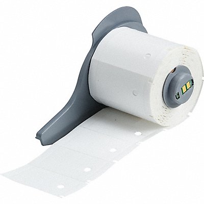 BRADY M736109 Tag 1 3/4 in W 1 1/8 in H White