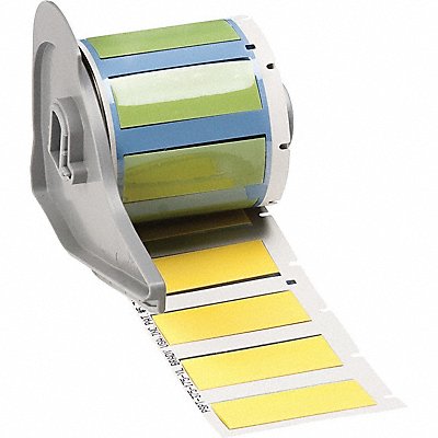 BRADY M7375175342YL Sleeve 1 3/4 in W 41/64 in H Die-cut